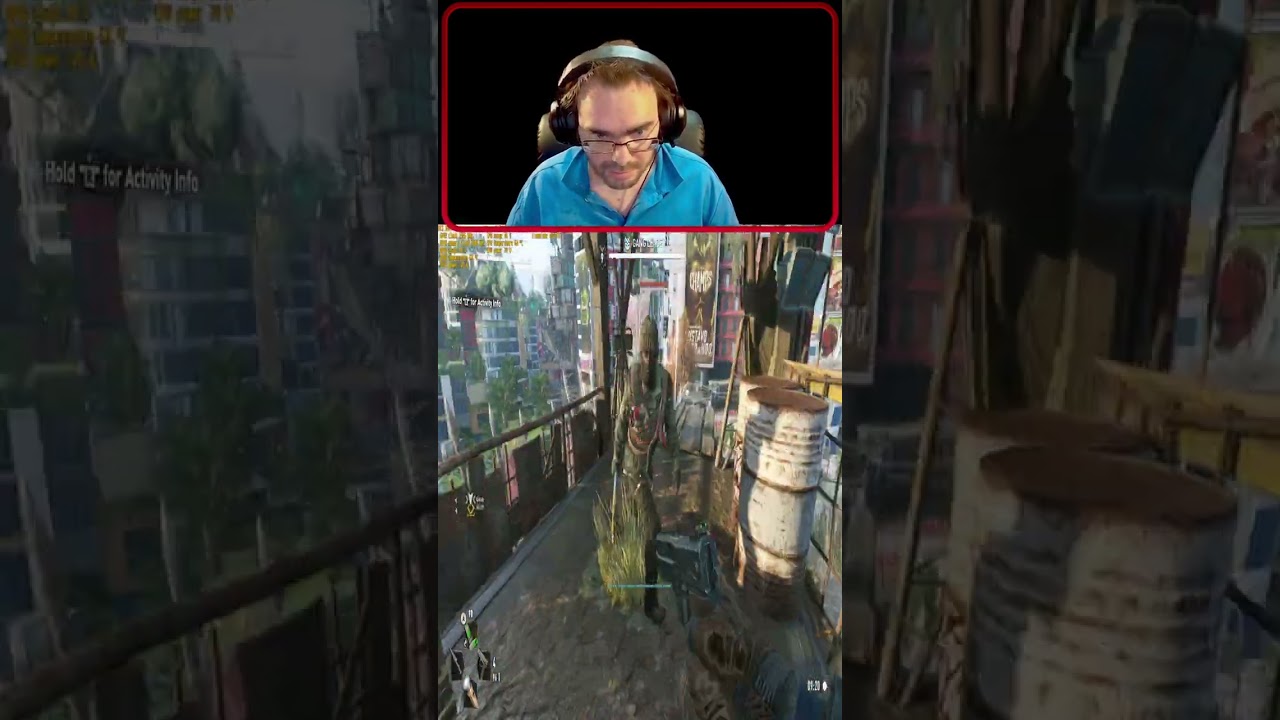 Guns and Grappling Hook Combo #shorts Dying Light 2 - 2024-02-27 00:47:11
